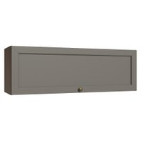 Armário Aéreo 100 cm 1 Porta Basculante Rustic/Cinza Vik Madesa