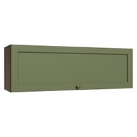 Armário Aéreo 100 cm 1 Porta Basculante Rustic/Verde Vik Madesa