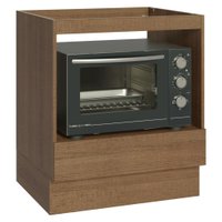 Balcão para Forno/Micro-ondas 70 cm 1 Gaveta (Sem Tampo) Rustic Madesa