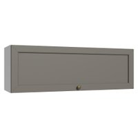 Armário Aéreo 100 cm 1 Porta Basculante Branco/Cinza Vik Madesa