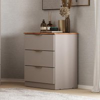 Cômoda Milan 3 Gavetas Carraro Avelã