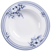 Prato Fundo 23cm Tramontina Azzura Porcelana Decorada 330ml Servir Sopas Calados