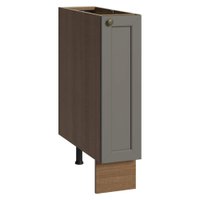 Balcão Porta-Temperos 20 cm 1 Porta (Sem Tampo) Rustic/Cinza Vik Madesa