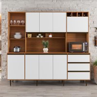 Armário De Cozinha Completa 8 Portas 3 Gavetas Itália