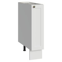 Balcão Porta-Temperos 20 cm 1 Porta (Sem Tampo) Branco Vik Madesa