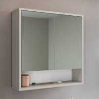 Armário Aéreo Banheiro com Espelho 60 Bari Arenas