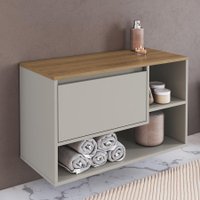 Balcão Gabinete Suspenso Banheiro 80 Barcelona Arenas