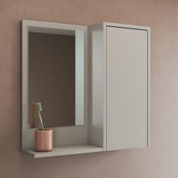 Armário Aéreo Banheiro com Espelho 60 Bologna Arenas