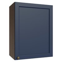 Armário Aéreo 50cm 1 Porta Rustic/Azul Vik Madesa
