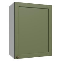Armário Aéreo 50cm 1 Porta Branco/Verde Vik Madesa