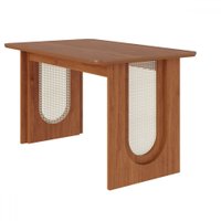 Mesa de Madeira Valentina 130 Cm Cinamomo - Cimol