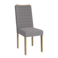 Conjunto Sala de Jantar Nira Kappesberg Com 4 Cadeiras Veludo Titanio