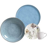 Aparelho de Jantar 16 Peças Cerâmica Porto Brasil Mesa Posta Bio Breeze Encanto