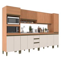 Cozinha Cecilia de 6 Peças Freijo Off White J Carvalho