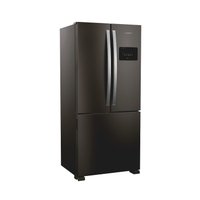 Geladeira Frost Free French Door 3 Portas Preta Brastemp - Preto