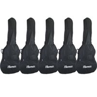Kit 5 Capas para Violão Clássico Acústico Preta Thomaz