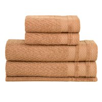 Jogo Toalhas Banho Buddemeyer 5p Soul Extra Soft Caramelo