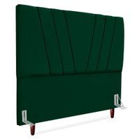 Cabeceira Queen 160 cm Com Frame Belgica Suede Verde Artte