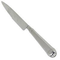 Faca de Cortar 25cm Aço Inox Cabo Liso Serrilhada Cozinha Restaurante Churrascaria Avulso
