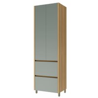 Armário de Cozinha Paneleiro de 2 Portas 2 Gavetas 100% Mdf Raissa Nesher