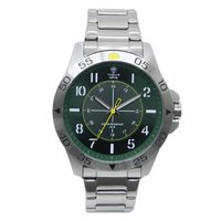 Relógio Masculino Tuguir Analógico Infinity 9167F - Prata, Verde e Amarelo