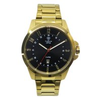 Relógio Masculino Tuguir Analógico Infinity 6117H - Dourado e Preto