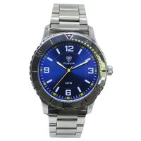 Relógio Masculino Tuguir Analógico TG223-2C - Prata e Azul
