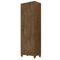 Armario Multiuso New Iris 2 Portas 181x55 cm Castanho Wood Moval