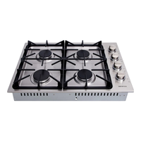 Cooktop Semi-Profissional 77cm Inox Benmax 127V - CTOP04B77S