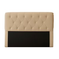 Cabeceira Casal 140 cm Daiana Veludo Bege ID Milani Store