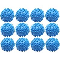 Kit 12 Esferas de Secagem Dryer Balls Azul Bolas para Secar Roupas Secadora Log Ordene