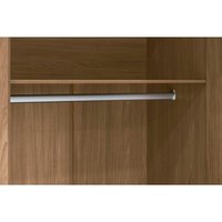 Guarda Roupa +Cômoda 2 Peças QC308 Jatobá/Grafite - Santos Andirá