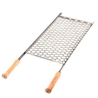 Grelha Moeda Inox Churrasqueira Linha Churrasco Tamanho 74 x 48cm Utimil