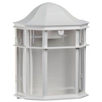 Luminária Arandela de Parede Colonial Externa Termoplástico E27 De Ville Dital Branco