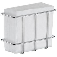 Porta Guardanapo Cromado de Mesa 13,5x6x9,5cm Cozinha Organizar Utimil