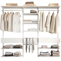 Closet Aberto Modulado para Casal 225cm Eternity 34 Branco