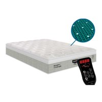 Colchão King c/ Vibro Massagem Ensacadas Massageant Euro Pillow (193x203x32) - Plumatex