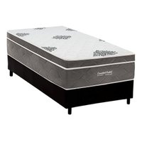 Cama Box Solteiro + Colchão Molas Inovaflex Essential