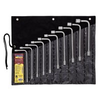 Jogo de Chaves L Biela 10 Peças Aço Especial Cromado Master Tramontina Mecânica Oficina