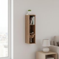 Nicho Aéreo Nogal 20cm Sala de Estar Carraro