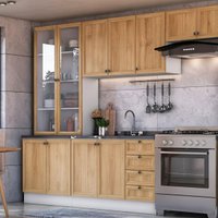 Armário de Cozinha Completo Ditália Berlim 5 Peças CV/BR B5