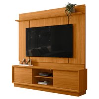 Painel Home Theater Siena Para Tv 75 Pol 2 Portas 184 cm Cinamomo Madetec
