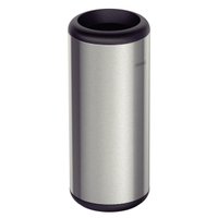 Lixeira Inox Tramontina 15L Redonda Sem Tampa para Banheiro Escritório Cesto Lixo Portofino