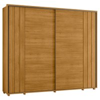 Guarda Roupa Casal Dali 2 Portas Deslizante 278 cm Cumaru Madetec