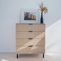 Cômoda Ditália 4 Gavetas DM-239 cor:riviera