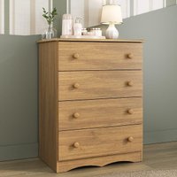 Cômoda Infantil 65cm com 4 Gavetas Realeza Multimóveis MP4433 Madeirado