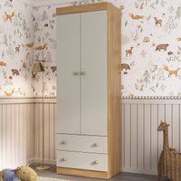 Guarda-roupa Infantil 62cm 2 Portas e 2 Gavetas Encanto Multimóveis MP4446