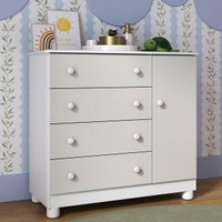 Cômoda Infantil 95cm 1 Porta e 4 Gavetas Allegra Multimóveis MP4444