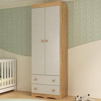Guarda-roupa Infantil 62cm 2 Portas e 2 Gavetas Realeza Multimóveis MP4451