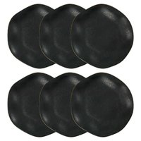 Jogo de 6 Pratos Rasos 27,5 cm Ryo Volcano Oxford